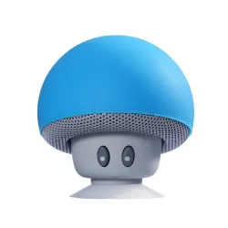 Mini Bluetooth høyttaler - trådløs - med sugekopp - soppform