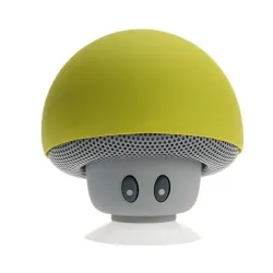 Mini Bluetooth høyttaler - trådløs - med sugekopp - soppform