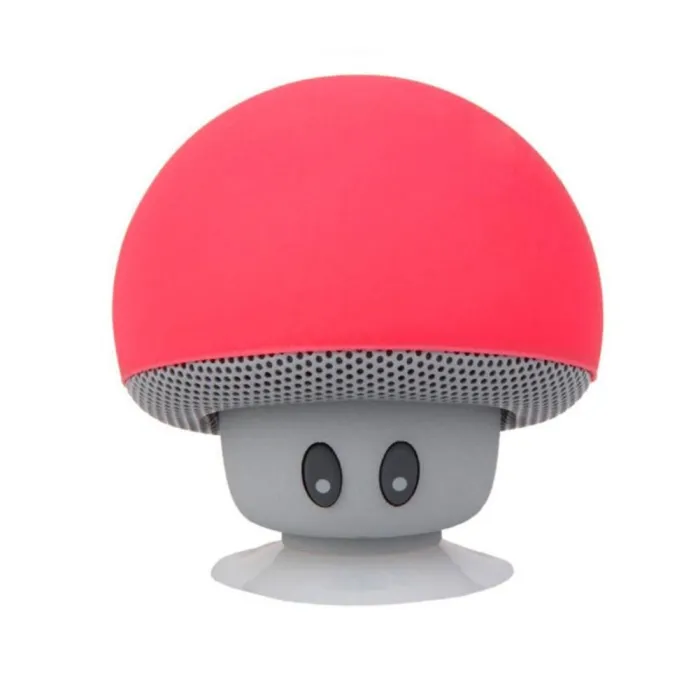 Mini Bluetooth speaker - draadloos - met zuignap - paddestoelvormBluetooth Luidsprekers
