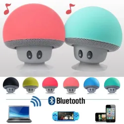 Mini Bluetooth-högtalare - trådlös - med sugkopp - svampform