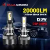 Reflektor LED Dualvision - 20000LM 120W - 4300K 6500K 8000K PTFH1