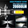 Reflektor LED Dualvision - 20000LM 120W - 4300K 6500K 8000K PTFH1