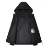 Men's waterproof rain hooded jacket - lightweight - hiking - windproofHome
