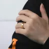 Ring i rustfritt stål for menn og kvinner - trendy design