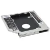 Universal aluminium SATA HDD Caddy 12.7mm box case enclosure optisk bay