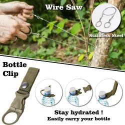 Trousse de premiers secours de survie 38 en 1 - ensemble militaire complet - kit d'urgence pour équipement de plein air