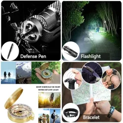 38 in 1 Survival first aid kit - full military set - outdoor gear emergency kitMilitary