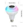 E27 - LED - RGB - Bluetooth kaiutin - musiikkipolttimo kaukosäätimellä