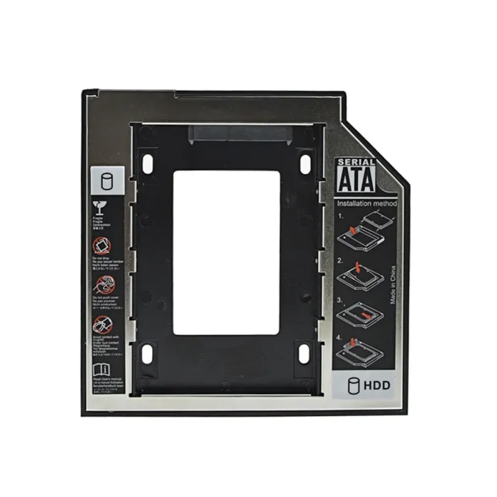 9.5 mm yleinen SATA Caddy SSD HDD 3.0 2.5" case hard drive disk sulkeminen