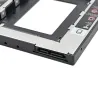 Unidades de disco duro9.5mm universal SATA Caddy SSD HDD 3.0 2.5" caja de seguridad del disco duro