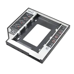 Unidades de disco duro9.5mm universal SATA Caddy SSD HDD 3.0 2.5" caja de seguridad del disco duro