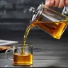 Varmebestandig glass - tekanne - rustfritt stål