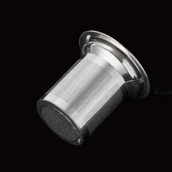 Varmebestandig glass - tekanne - rustfritt stål
