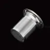 Infusor de téTetera de vidrio resistente al calor - acero inoxidable