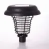 Lampe anti-moustiques à LED à énergie solaire - Lampe de jardin pour pelouse - 2 pièces