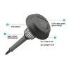 Lampe anti-moustiques à LED à énergie solaire - Lampe de jardin pour pelouse - 2 pièces