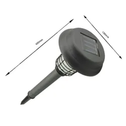 Solar powered LED mosquito killer - lawn garden light - 2 piecesInsect control
