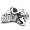 Chaussure de football avec strass - porte-clés