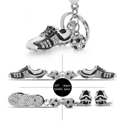 Chaussure de football avec strass - porte-clés