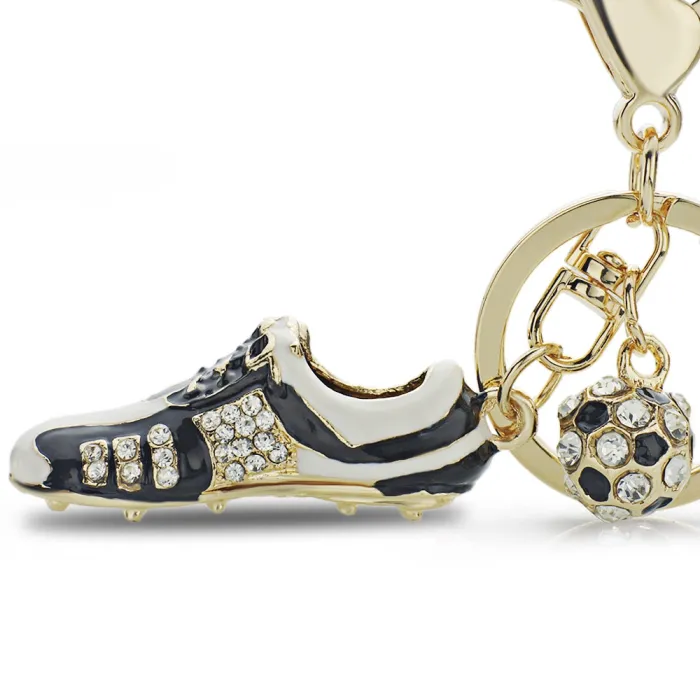 Scarpa da calcio con strass - portachiavi