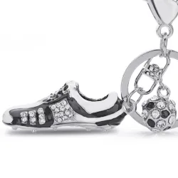 Chaussure de football avec strass - porte-clés