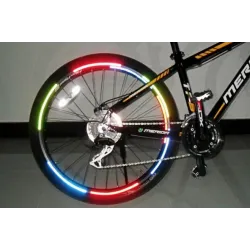 Reflecterende sticker voor fietswielVerlichting