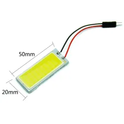 XenonXenon HID white - 36 COB LED light - bulbo - coche interior panel lámpara - 12V 5500K 6000K - 2 piezas