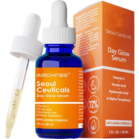TIDLØS - 20 % vitamin C/E / ferulsyre - antioksidant / hvitnende ansiktsserum - antirynke - 30 ml