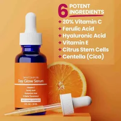 TIDLØS - 20 % vitamin C/E / ferulsyre - antioksidant / hvitnende ansiktsserum - antirynke - 30 ml