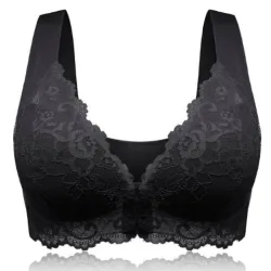 copy of Reggiseno in pizzo sexy - senza filo - push-up - con fibbia frontale regolabile