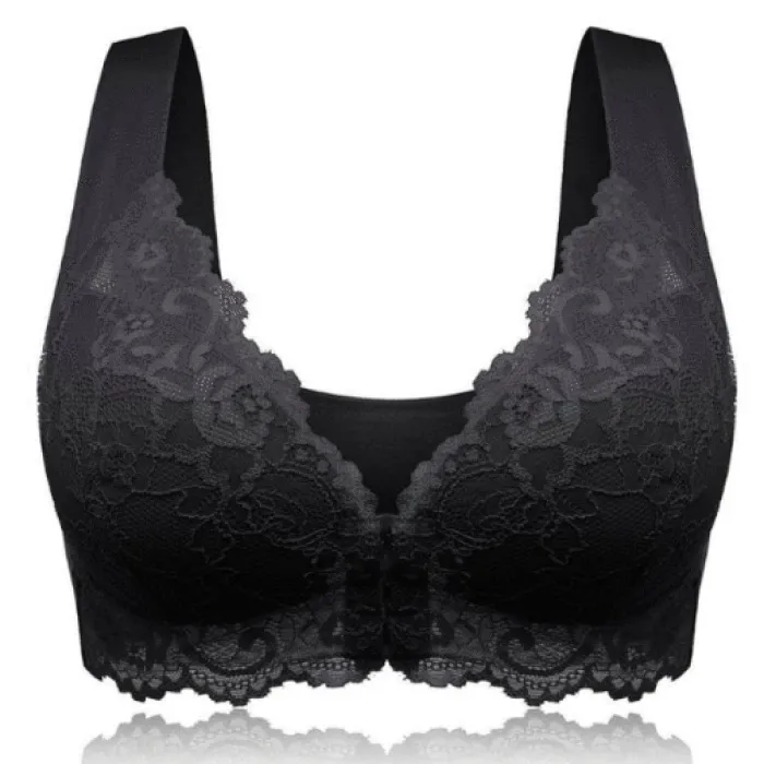 copy of Sexy Spitze BH - drahtlos - Push-up - mit verstellbarer Frontschnalle