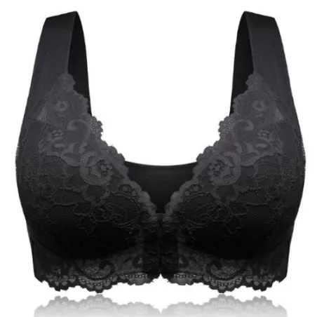 copy of Sexy Spitze BH - drahtlos - Push-up - mit verstellbarer Frontschnalle