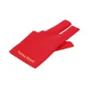 Snooker billiard abrir três dedos mão esquerda luva