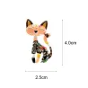 CINDY XIANG Enamel Cat Brooch – Unisex, 2 Colors, Cute Animal PinBrooches