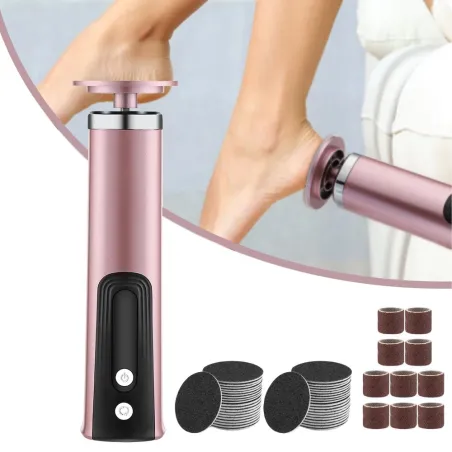 Appareil électrique sans fil pour éliminer les callosités et les cuticules, outil de pédicure pour talons, peaux mortes et cutic