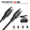 USB til MIDI-grensesnittkabel - adapter - konverter for PC-keyboard - Windows Mac iOS - 2m