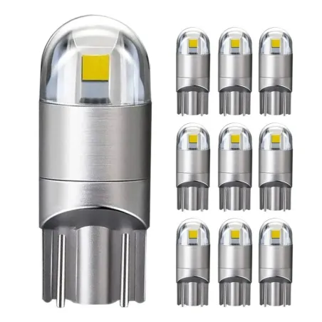 T1010 PCS 194 T10 W5W LED Bulbs 12V 3030 2SMD 7000K White Super Bright Car Interior Dome Map Door Courtesy License Plate Lights