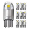 10 PCS 194 T10 W5W LED Bulbs 12V 3030 2SMD 7000K White Super Bright Car Interior Dome Map Door Courtesy License Plate LightsT10