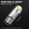 10x 194 T10 W5W LED bulbs - 7000K Ice White Super Bright interior kitT10