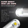 10 PCS 194 T10 W5W LED Bulbs 12V 3030 2SMD 7000K White Super Bright Car Interior Dome Map Door Courtesy License Plate Lights