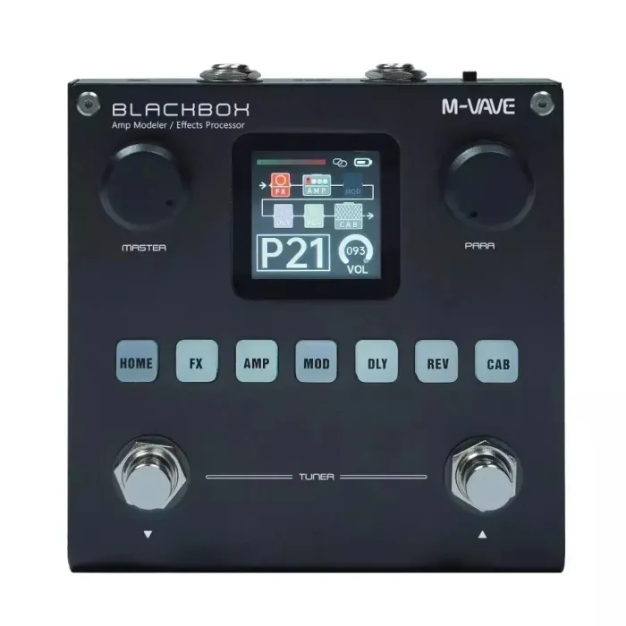 M-vave blackbox amp modeler - rechargeable guitar & bass multi-effects processorGuitars