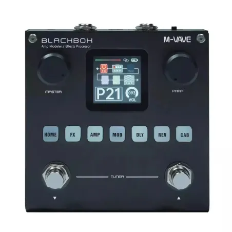 M-VAVE Blackbox Guitar / Bass AMP Modeler Multi Effects Processor Rechargeable for Electric Guitar BassGitaar