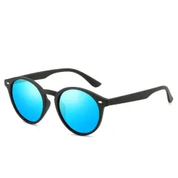 Occhiali da sole vintage rotondi polarizzati per uomo e donna – Occhiali di design UV400 per la guida e i viaggi