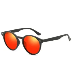 Occhiali da sole vintage rotondi polarizzati per uomo e donna – Occhiali di design UV400 per la guida e i viaggi