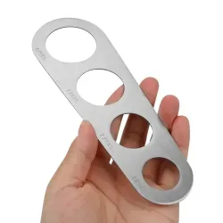 4 Holes Spaghetti Measurer Stainless Steel Kitchen Accessories 1Pcs Pasta Noodle Measure