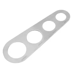 Stainless steel 4-hole spaghetti measurer - perfect pasta portion toolTools