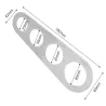 4 Holes Spaghetti Measurer Stainless Steel Kitchen Accessories 1Pcs Pasta Noodle Measure