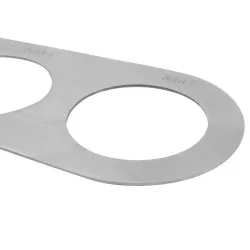 Stainless steel 4-hole spaghetti measurer - perfect pasta portion toolTools