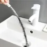 1pc Sink Drain Cleaning Brush, Drain Clog Remover, Bendable Sink Overflow Sewer Drain Brush For Bathroom KitchenOdpływy