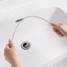 Desagües1pc Sink Drain Cleaning Brush, Drain Clog Remover, Bendable Sink Overflow Sewer Drain Brush For Bathroom Kitchen